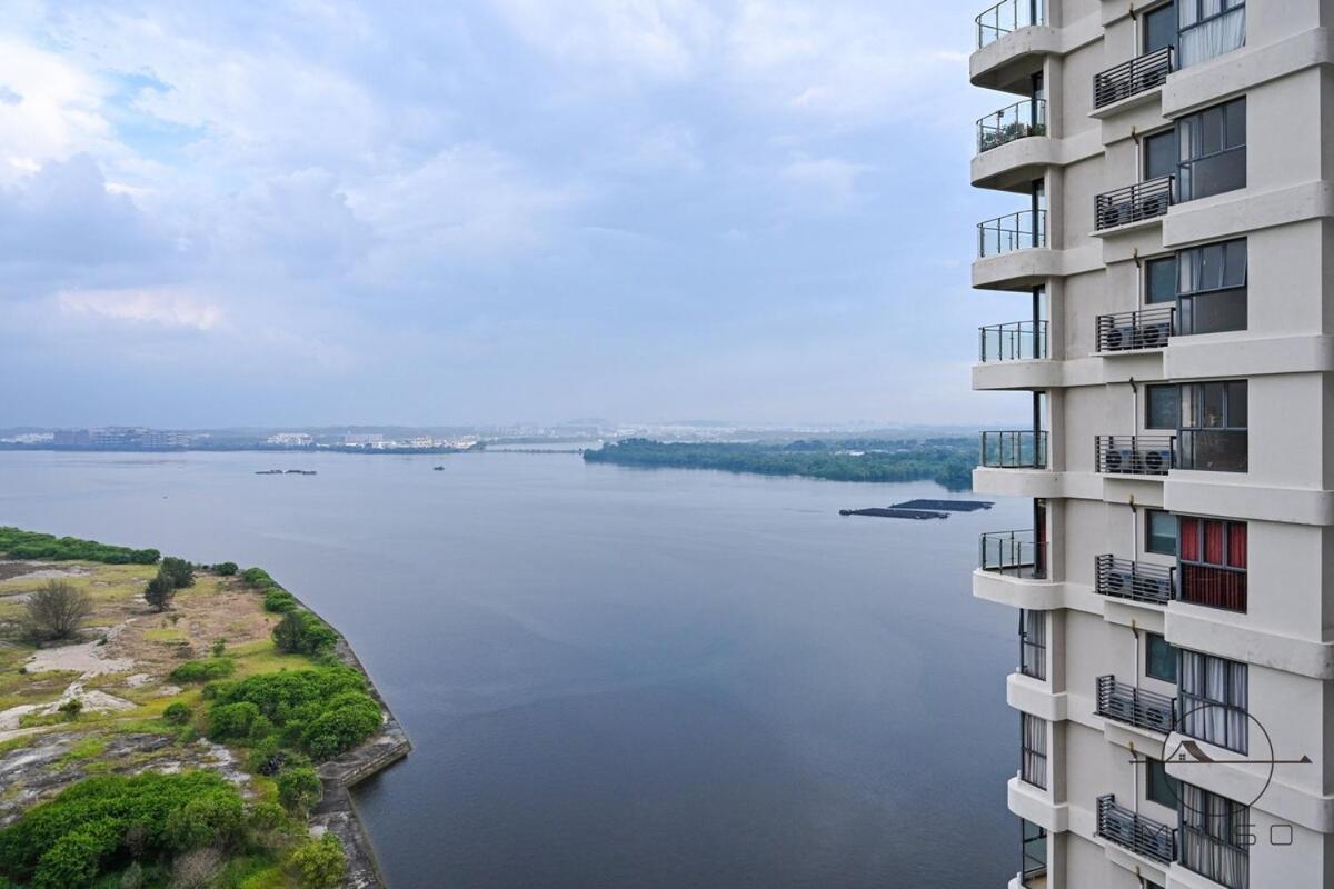 조호르 바루 Kingsbay B #5Pax #Vintagewood #Highfloor 아파트 외부 사진